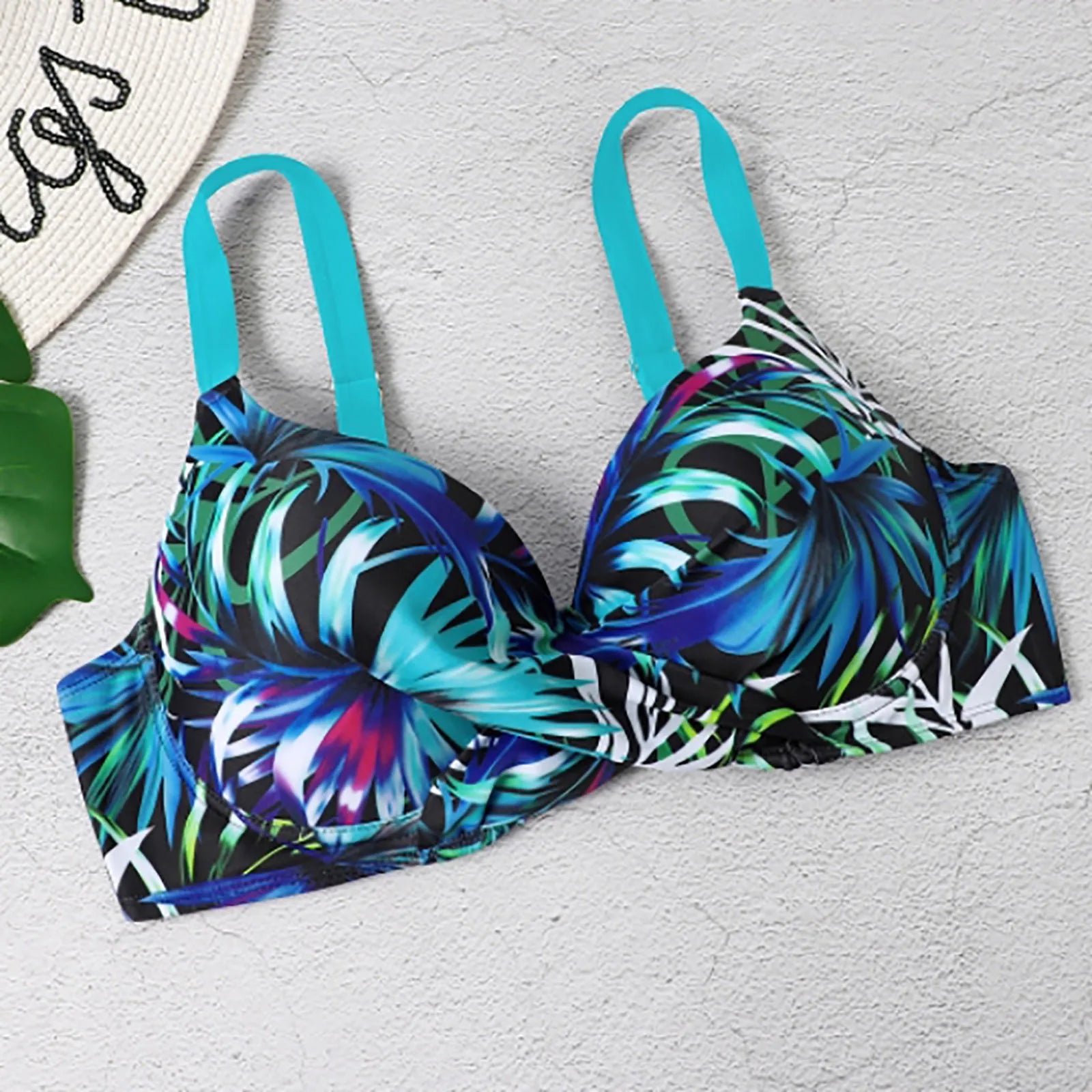 High Waisted Print Two-Piece Summer Swimwear