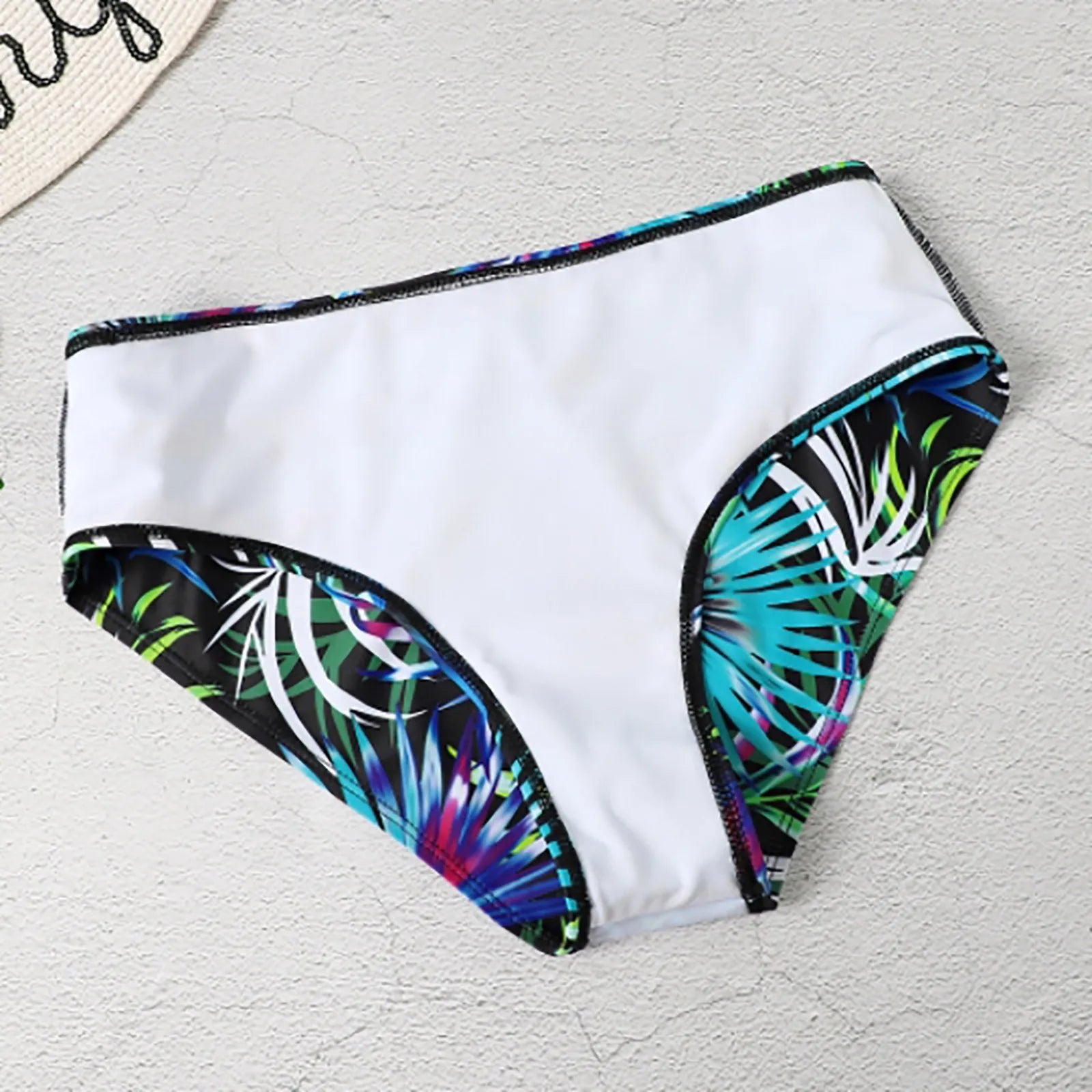 High Waisted Print Two-Piece Summer Swimwear