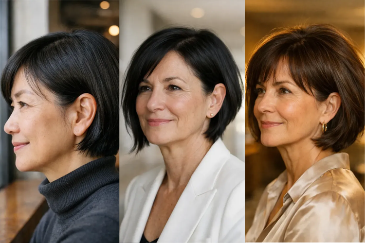 17 Short Bob Hairstyles for Dark Thin Fine Hair