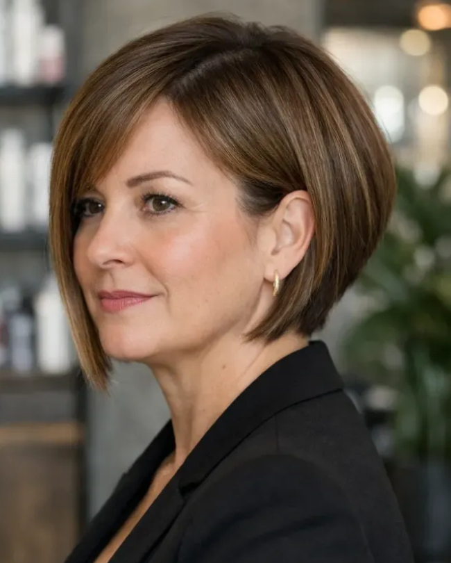 A-Line Bob With Longer Front Pieces