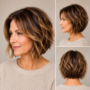 Chin-Length Layered Bob