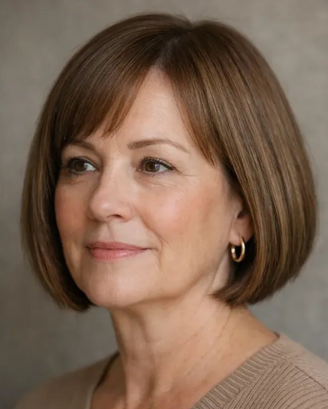 Classic Chin-Length Blunt Bob