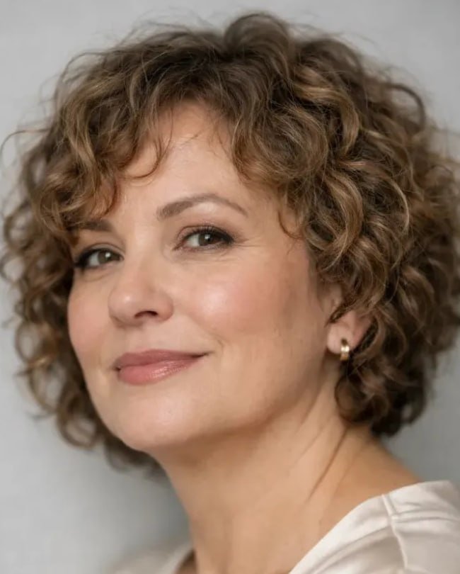 Curly Short Bob