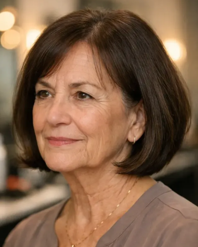 Curved Chin Length Bob