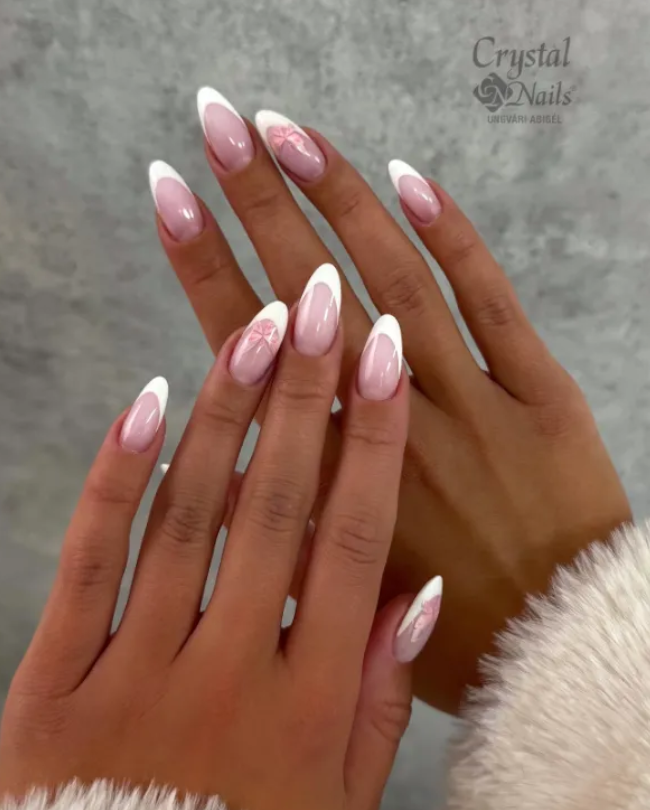 Icy Pink French with Subtle Detail