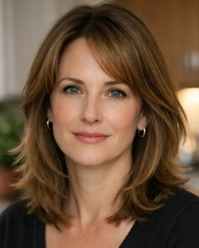 Medium Flip Haircut with Face-Framing Layers