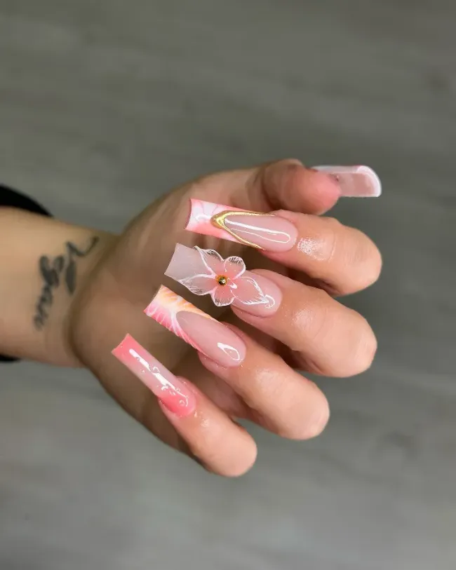 Sculpted Coral Florals