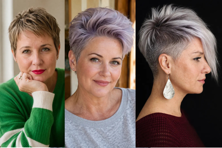 Short Haircuts for Women Over 40