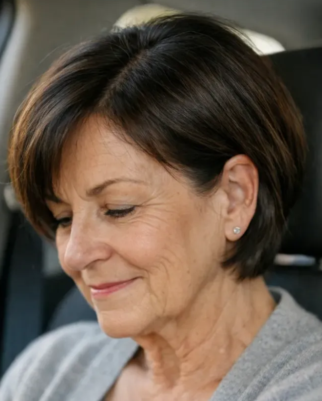 Side Part Short Bob