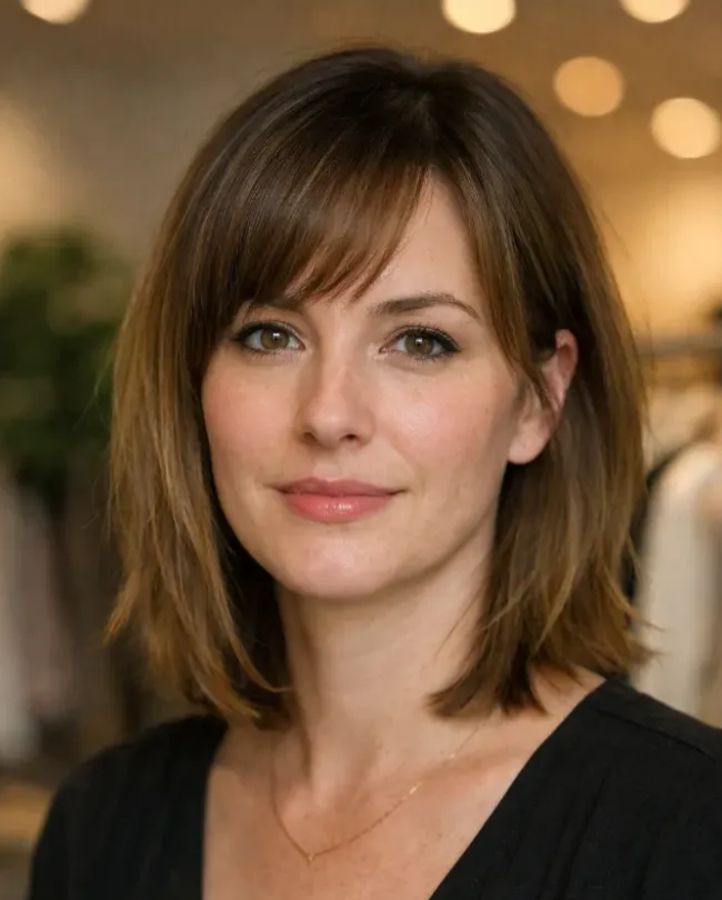 Simple Shoulder-Length Cut