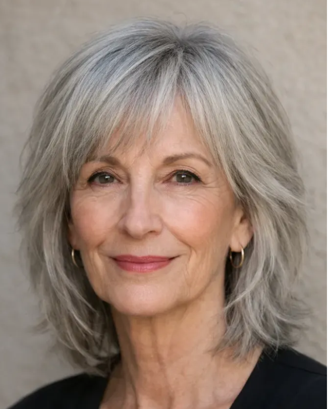 Soft Layered Shag Lob