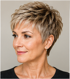 Soft Textured Pixie Cut